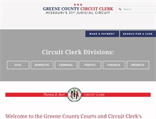 Tablet Screenshot of greenecountycourts.org